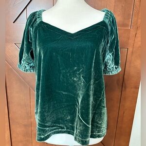 NWT LOFT Velvet Top